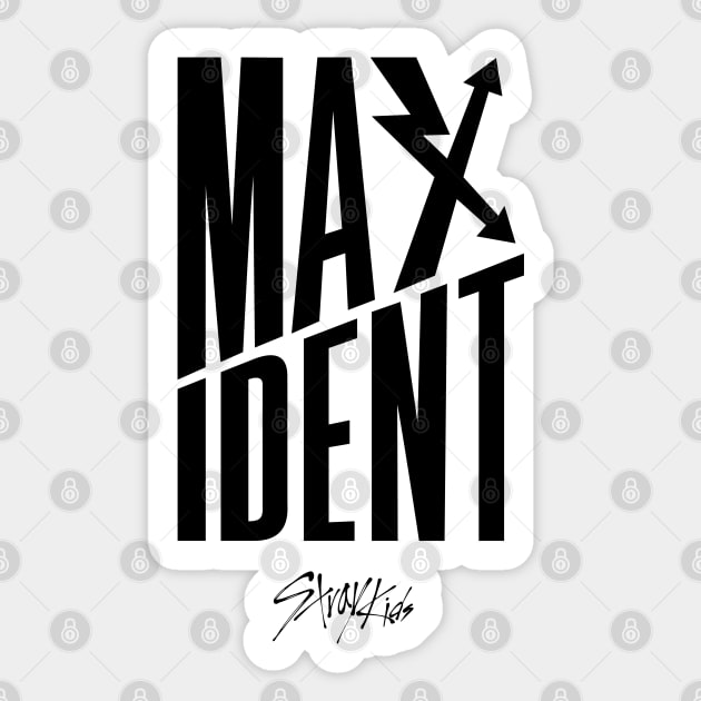 Maxidental Graphic (Black) Sticker by Vicener